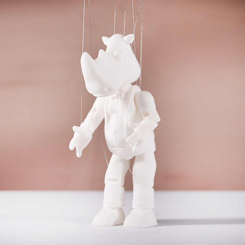Doudou marionnette OURS Beige et son bébé - Kiabi Avda chez vous dès demain