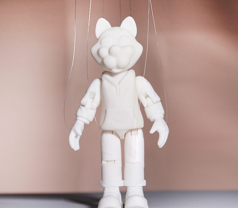 à peindre Chat Les Articulés